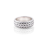 Eterna Weave Silver Ring