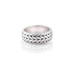 Eterna Weave Silver Ring