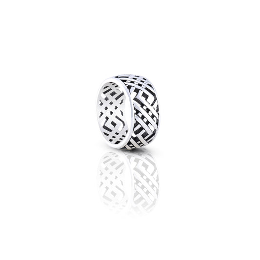 Intersect Silver Ring