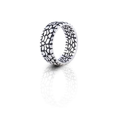 Pebble Silver Ring