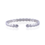Pebble Silver Half Bracelet