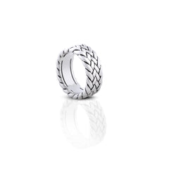 Woven Path Silver Ring