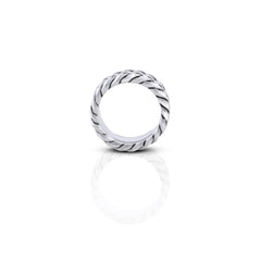 Woven Path Silver Ring