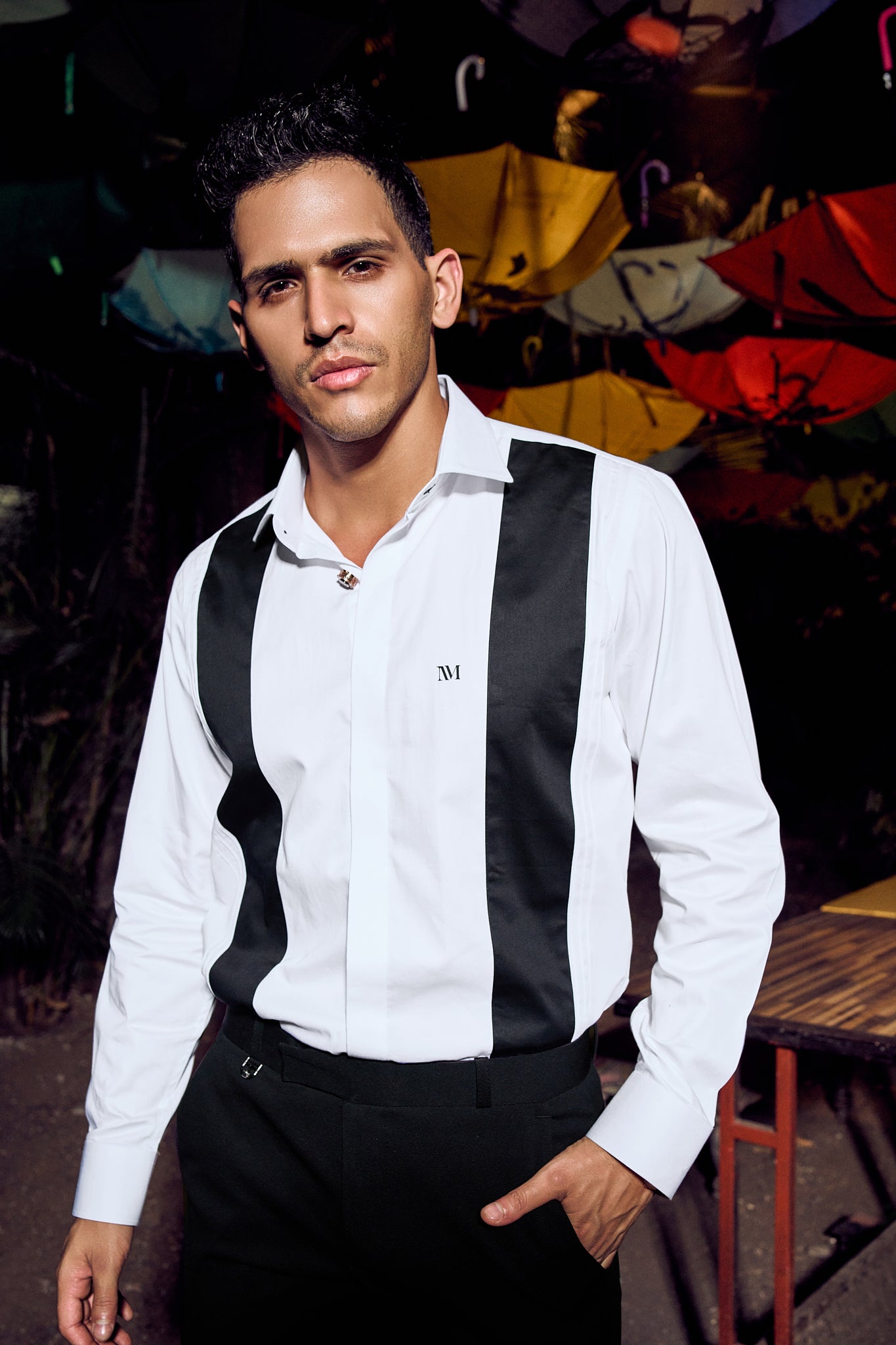 BuySolidWhiteShirtForMenbynmstyles