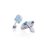 Blue Porsche Cufflinks