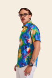 NM Tie-Dye Effect Shirt | Half Sleeve | Relaxed Fit | Premium Giza Cotton