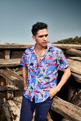 NM Flamingo Print Shirt