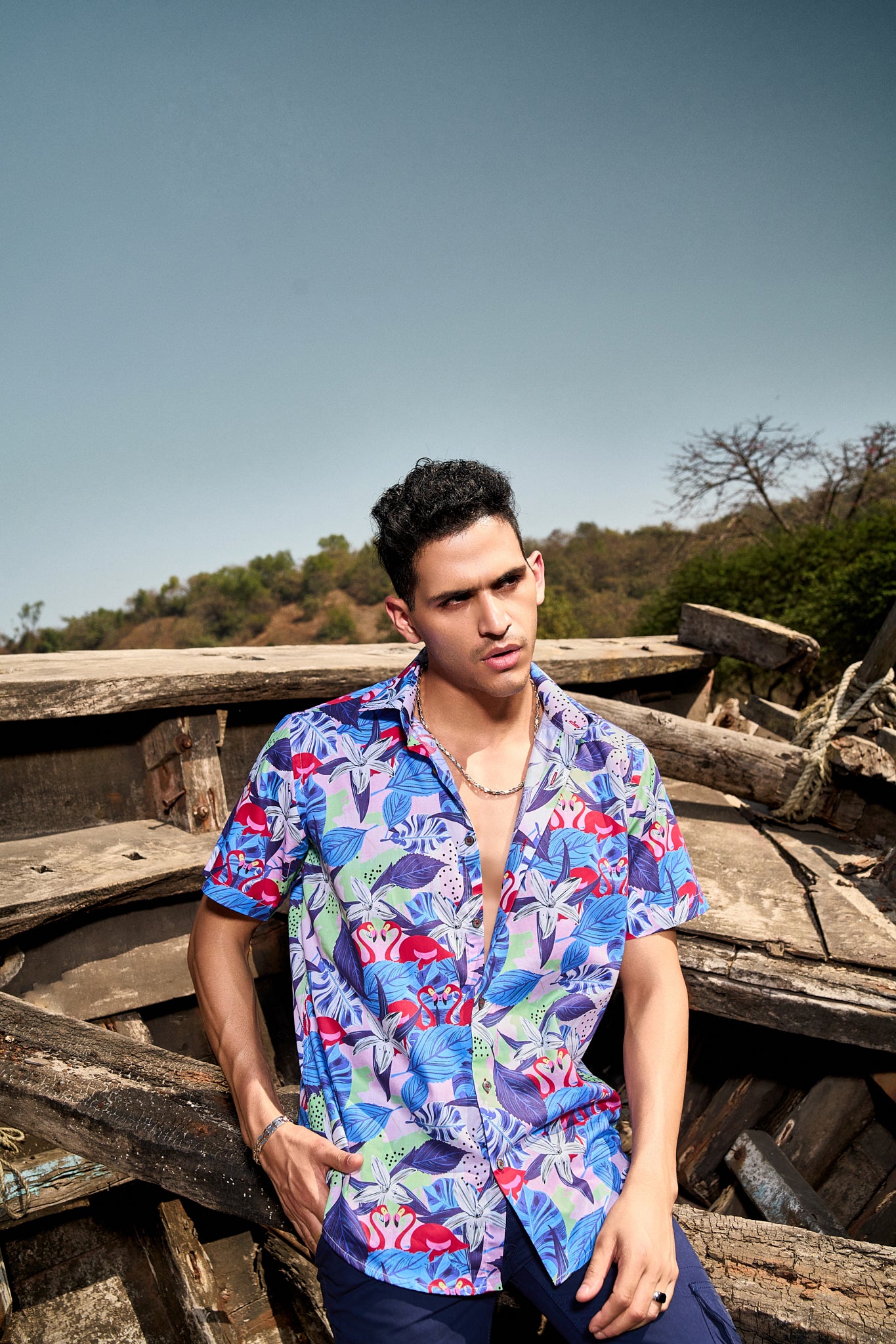 poolpartywearshirtformenbynm