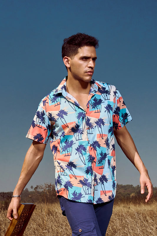 NM Hawaiian Print Shirt
