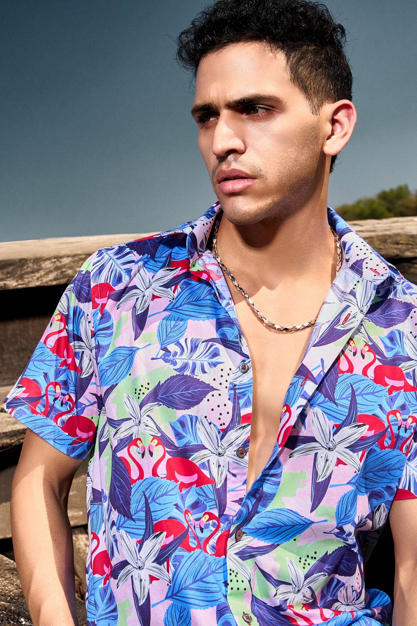 poolpartywearshirtformenbynm