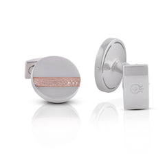 Rosegold Circular Cufflinks