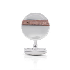 Rosegold Circular Cufflinks