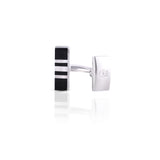 Evermore Silver Cufflinks (Black)