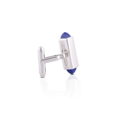 Midnight Shard Silver Cufflinks