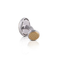 Gold Circular Lattice Cufflinks