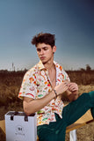 Tropical print shirts for men