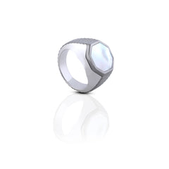 Lustrous Tidings Silver Ring