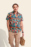 NM Library Print Shirt | Half Sleeve | Stylish Pattern Design