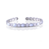 Pebble Silver Half Bracelet