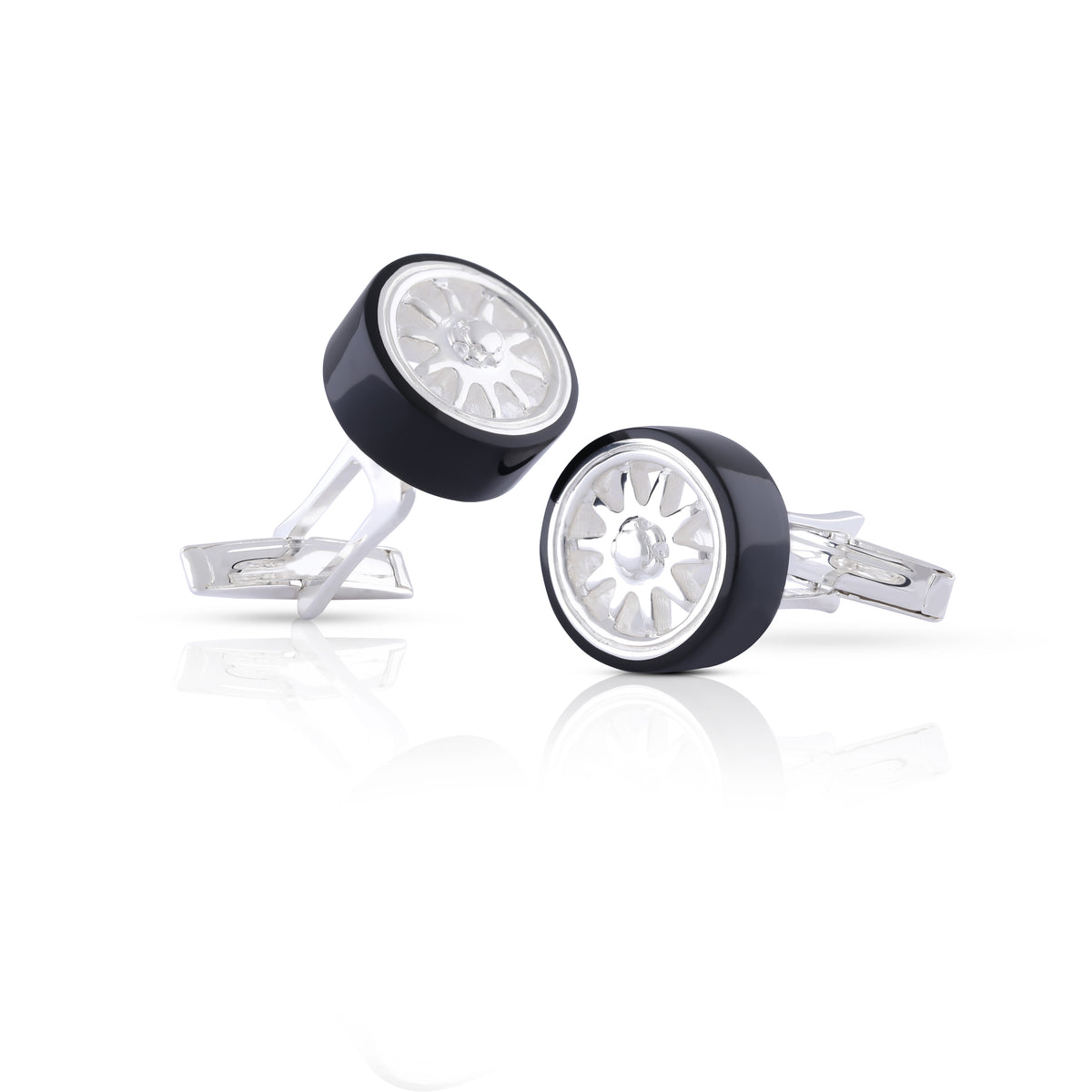 Black Tyre Cufflinks