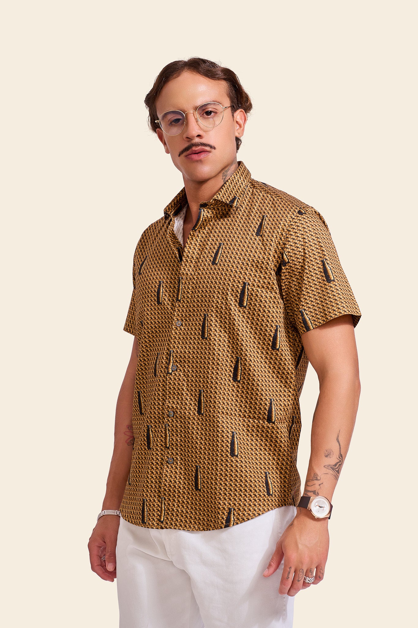 NM Bar Print Shirt