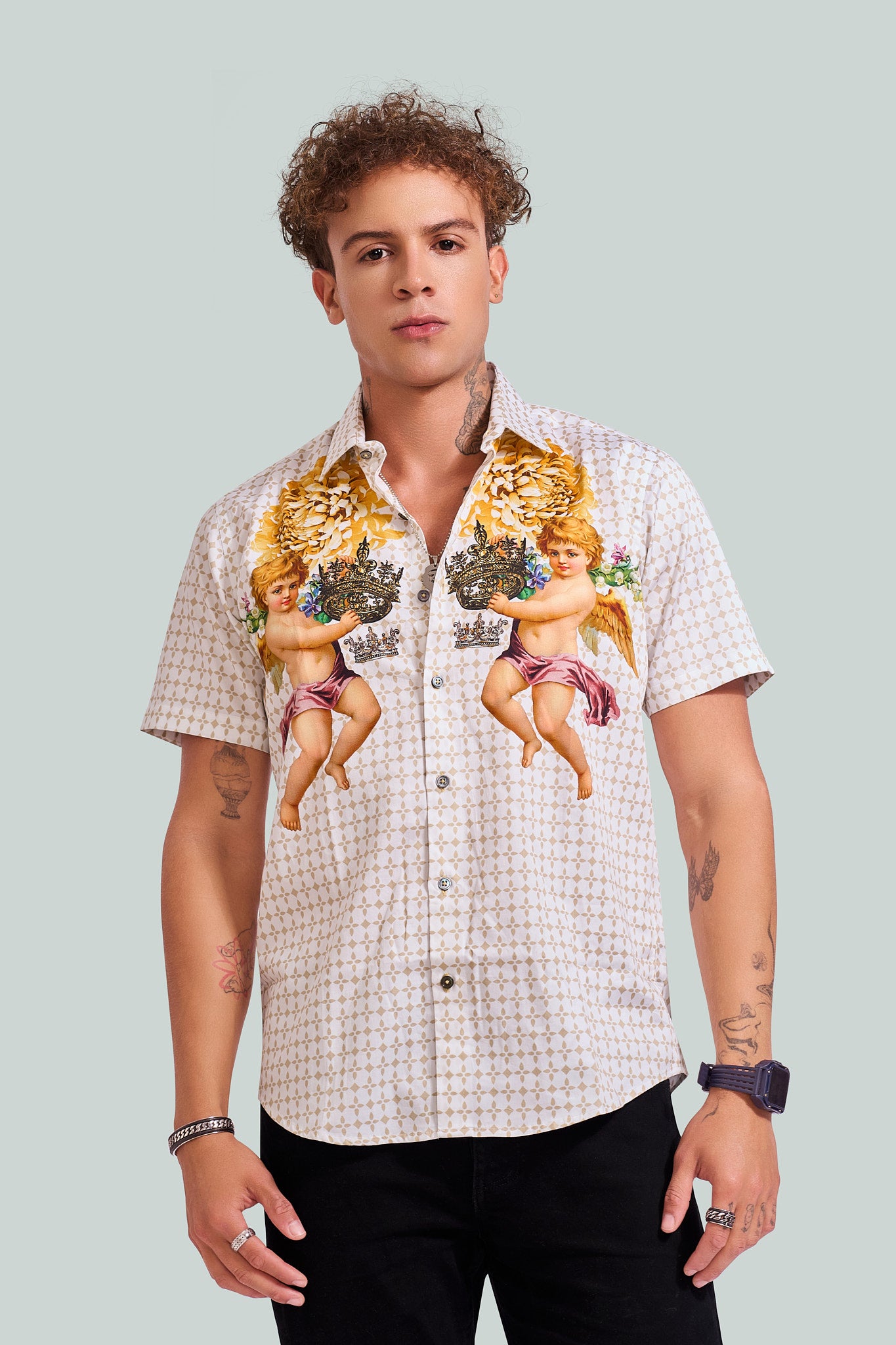 NM Angel Print Shirt