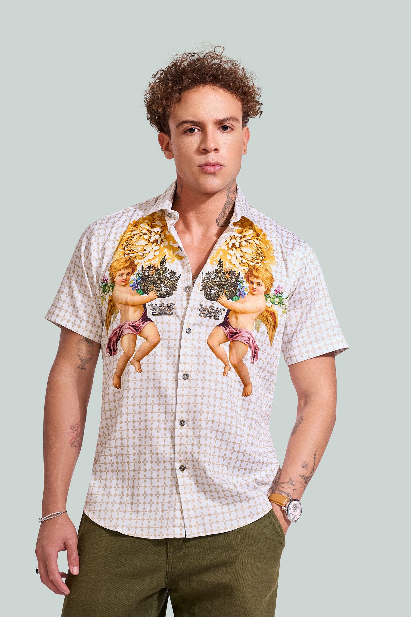 NM Angel Print Shirt