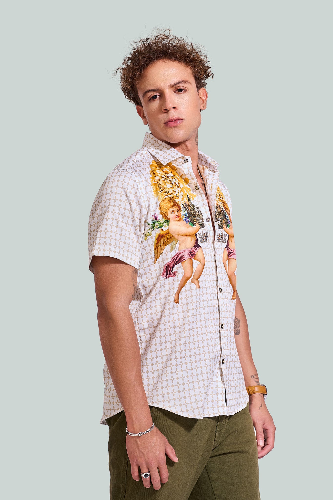 NM Angel Print Shirt