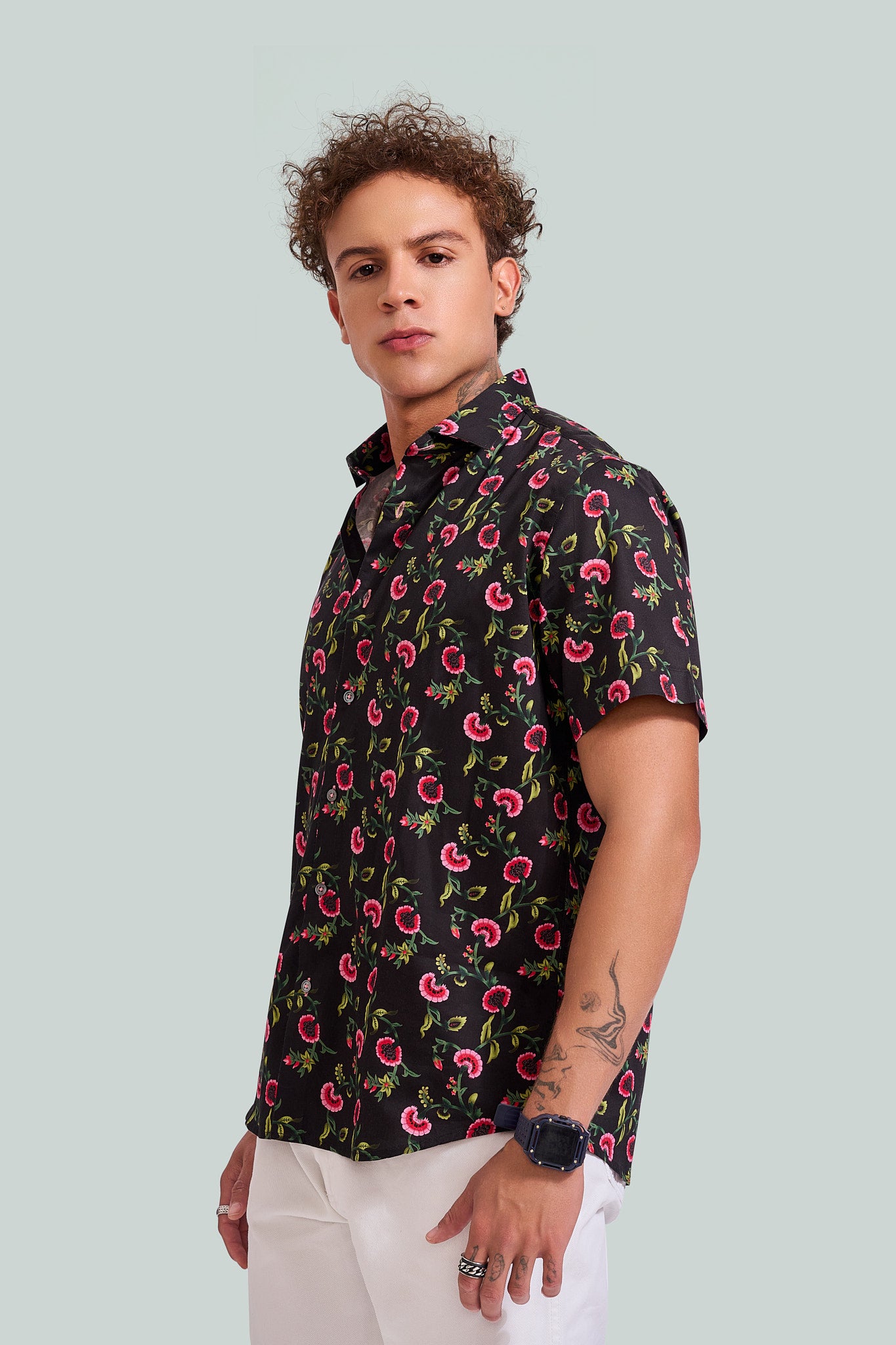 NM Floral Print Shirt