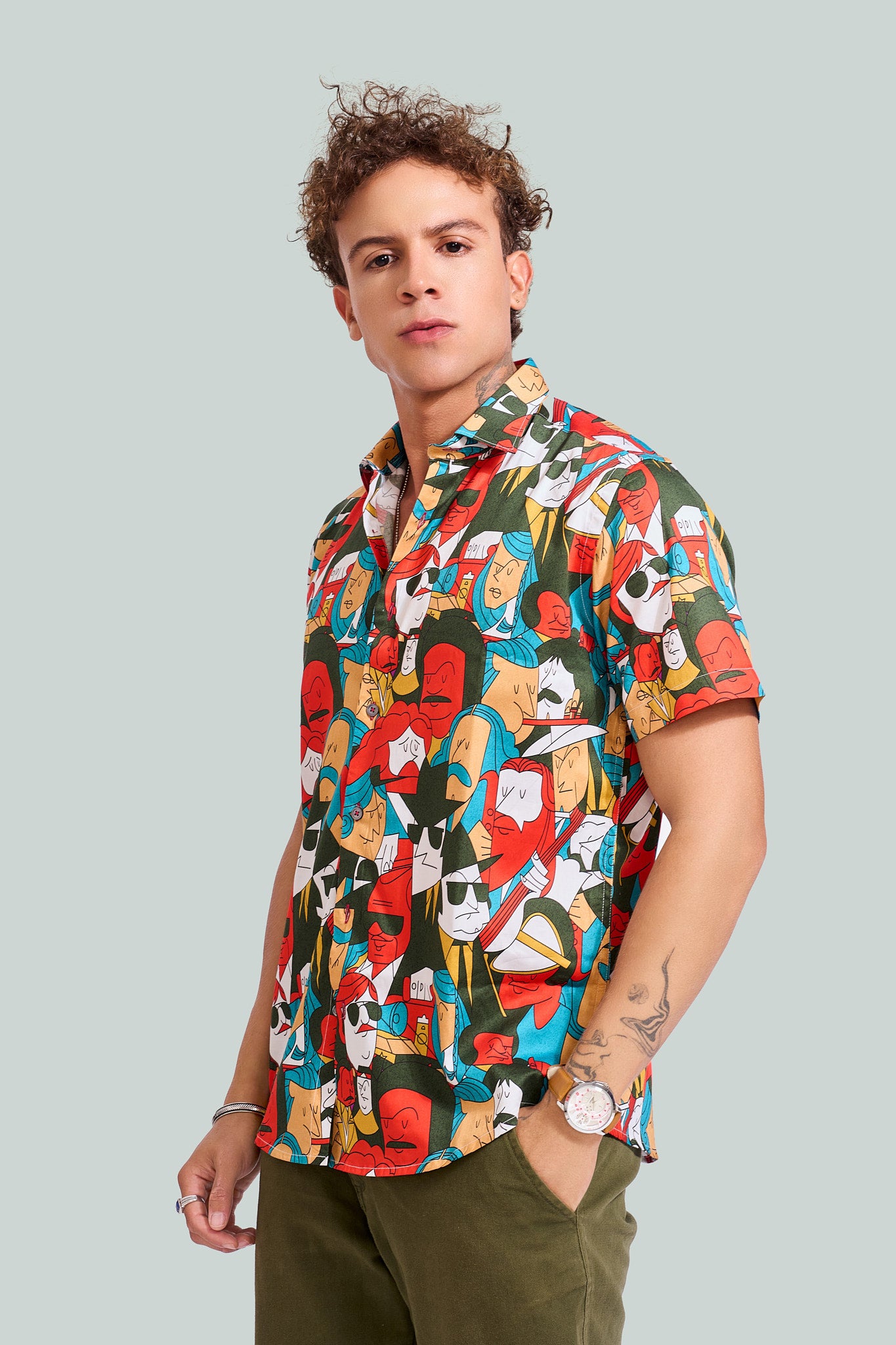 NM Comic Print Shirt