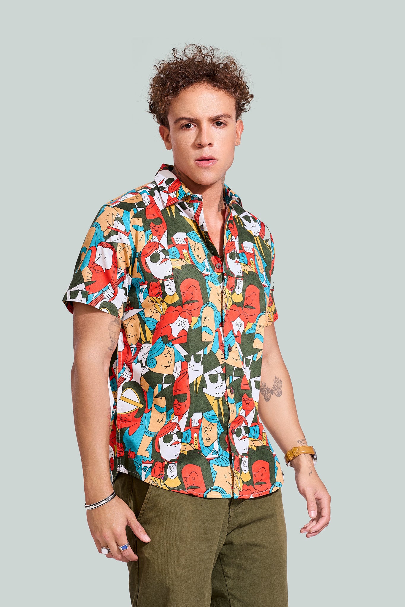 NM Comic Print Shirt