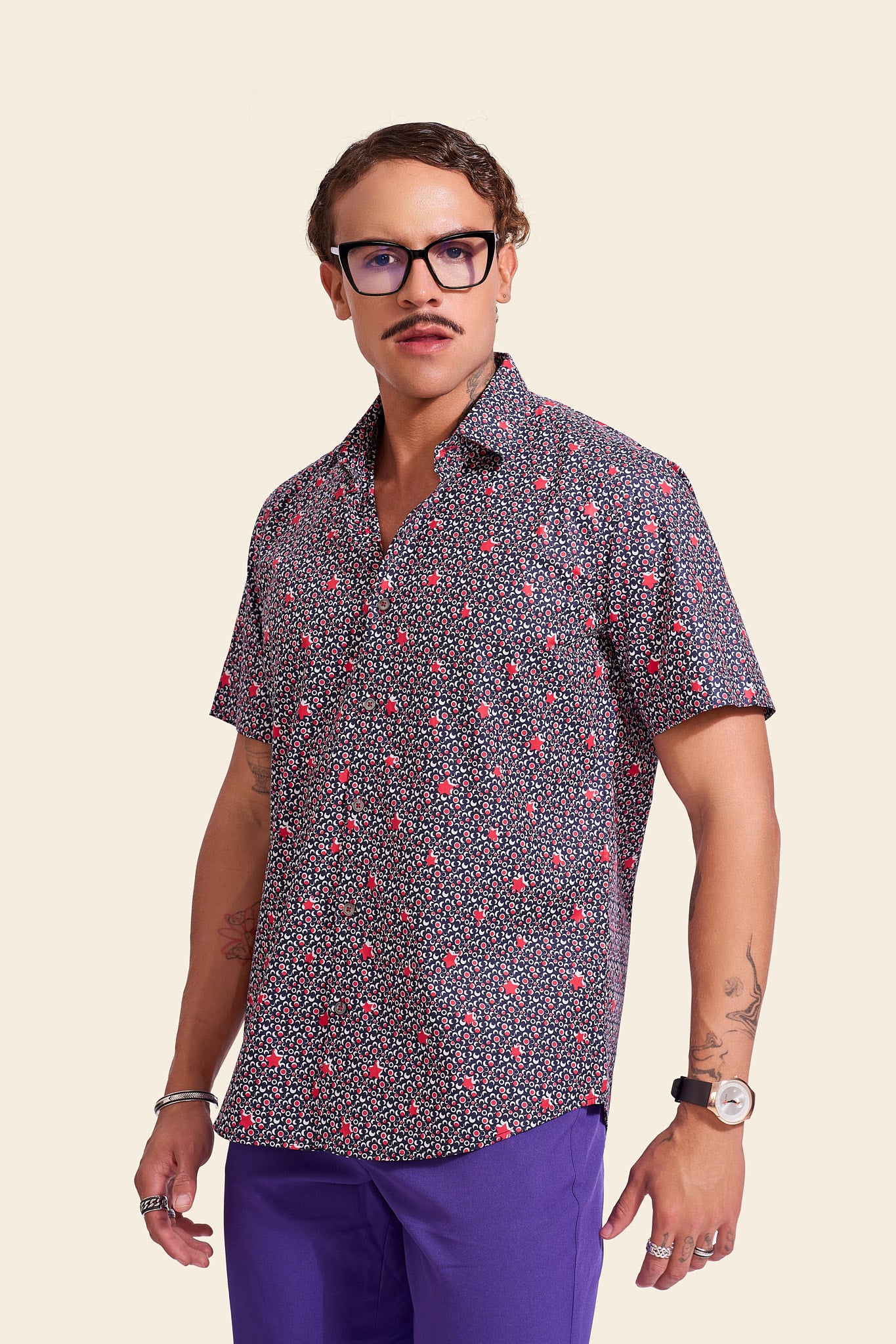 NM Cosmic Print Shirt